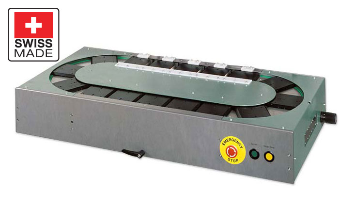 Carousel racetrack indexer