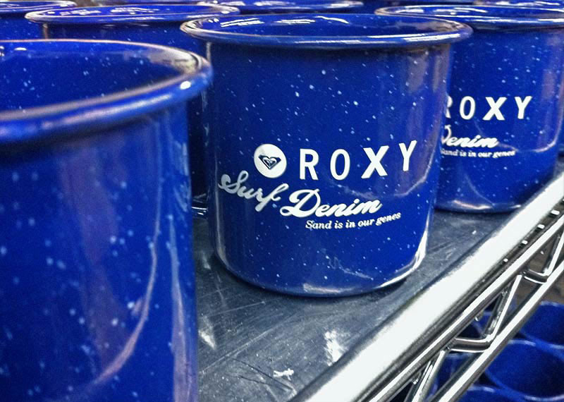 Custom Printed Enamel Mugs | Pad & Screen Printing Services