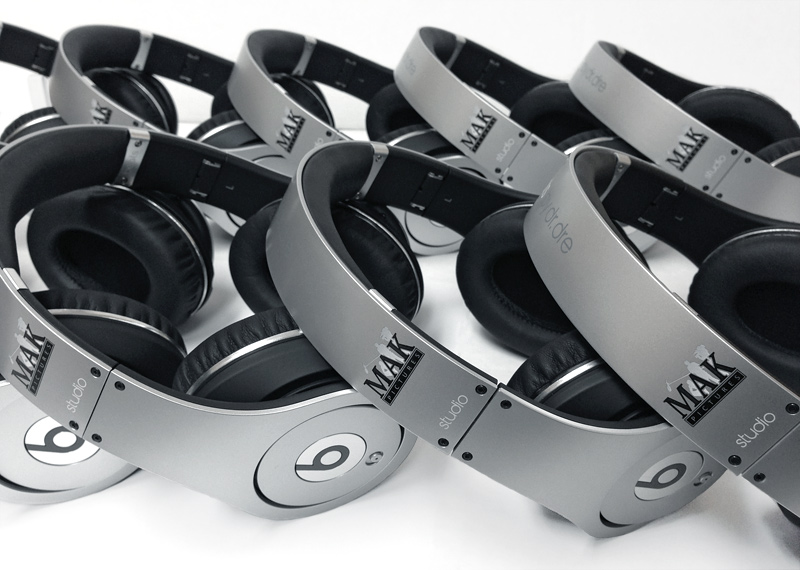 Custom Printed Headphones | Pad Printing for Audio Devices
