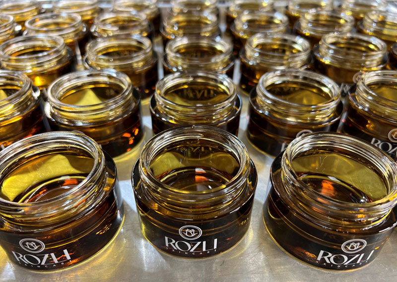  Custom Printed Skin Care Glass Jars – Pad & Screen Printing