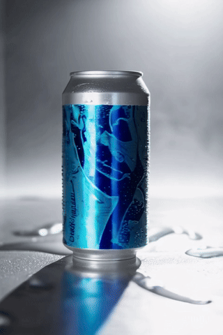 Chilled Aluminum Can with Thermochromatic Special Effects Inks