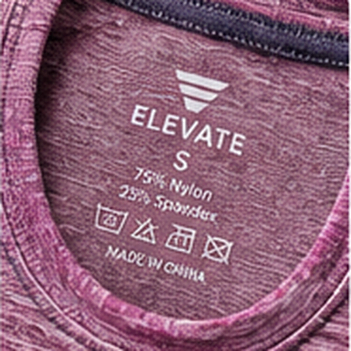 Representative tagless print on activewear