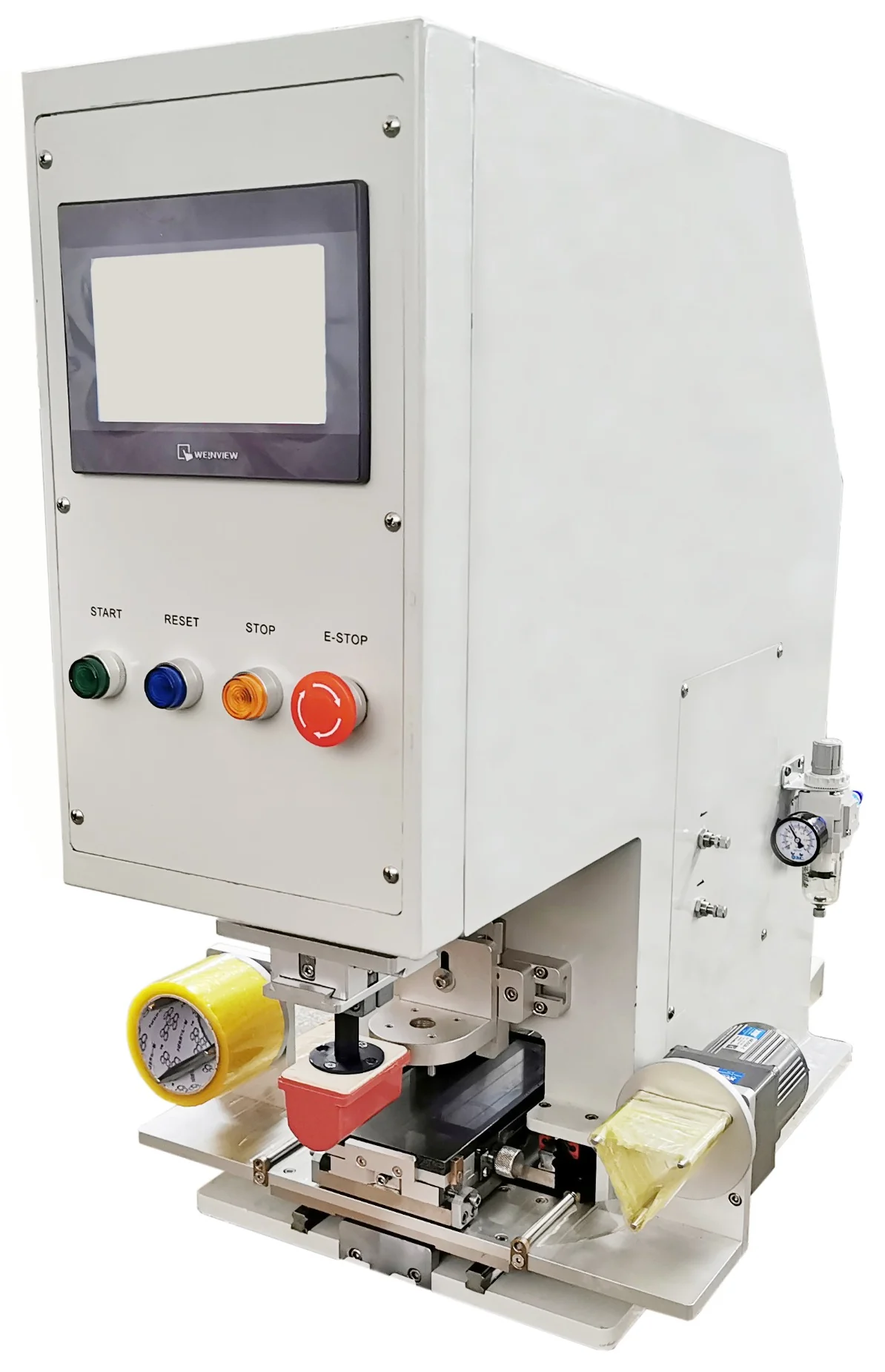 SERVIS servo pad printing machine for tagless apparel printing