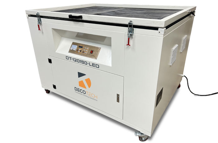 DT-120150-LED screen printing exposure unit with vacuum frame