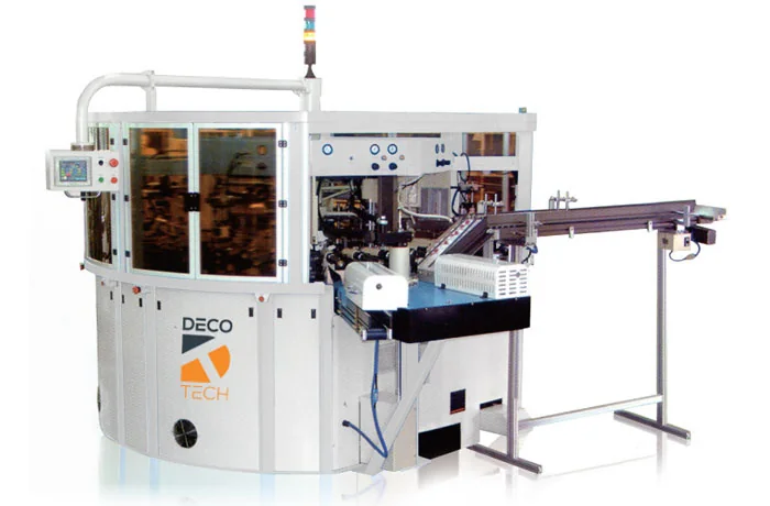 Deco Tech DT-418-UVT 4-Color Automatic Tube Screen Printing Machine