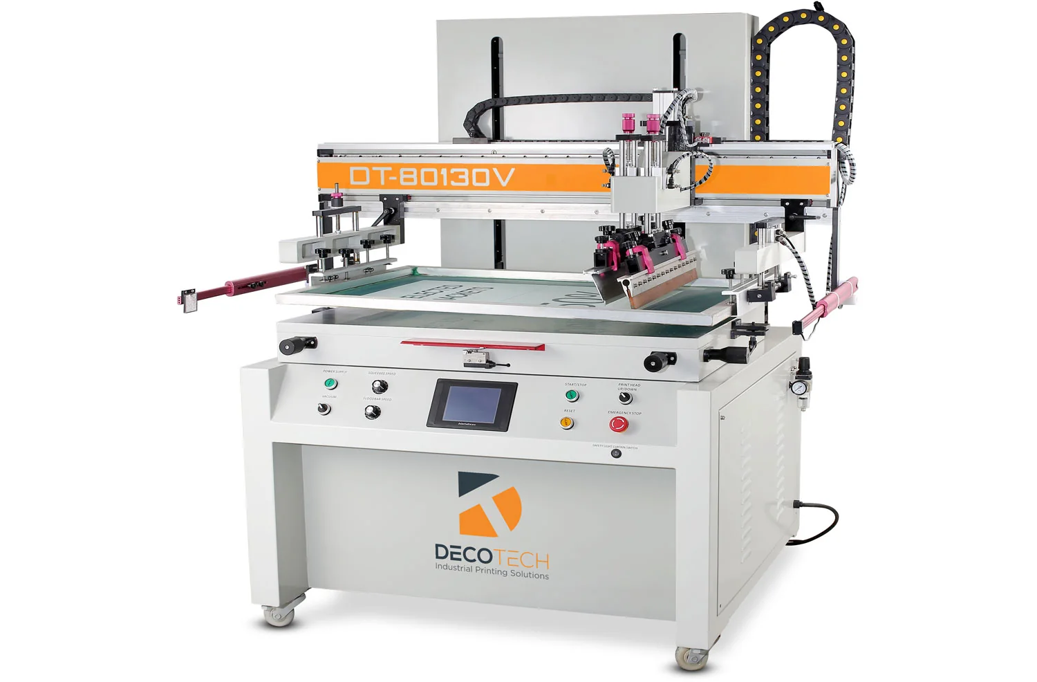 Deco Tech DT-70120 / DT-80130 XL Format Flatbed Screen Printing Machines