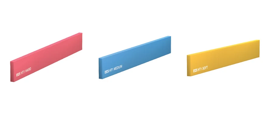 RKS HT1 Soft Medium and Hard conventional screen printing squeegee blades