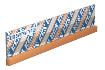 RKS System Type 32 screen printing squeegee with graduated fiberglass carrier