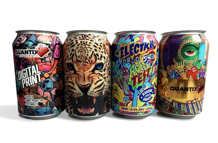 Multi-Drop Digital Inkjet in Single-Pass DTO Printing for Round Containers