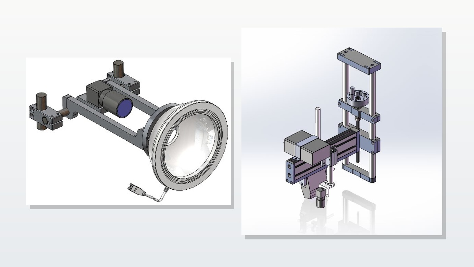 DT-CNC CCD camera registration hardware for body and bottom orientation of bottles and containers