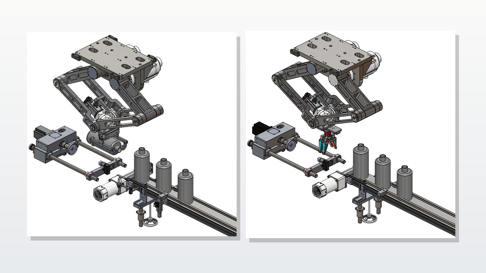 DT-CNC automatic loading and unloading mechanism with product-specific gripper and fixture transfer