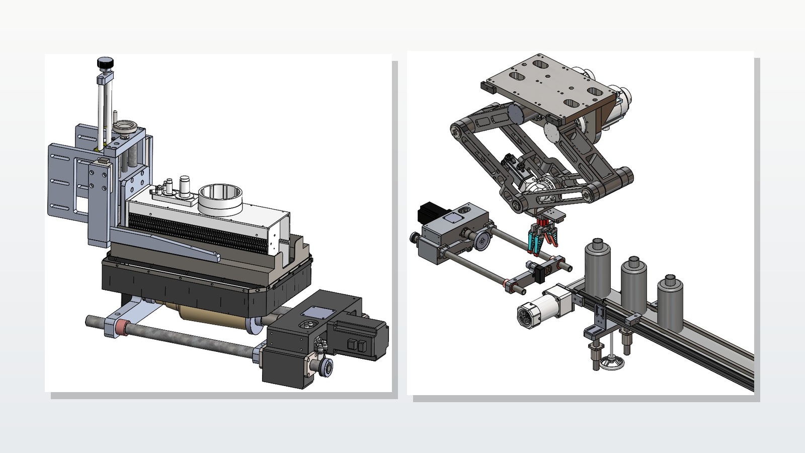 DT-CNC LED UV curing and automatic unloading station hardware