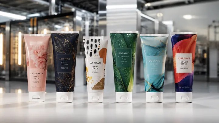 Tubes applications decorated with Quantix Digital NOVUM technology