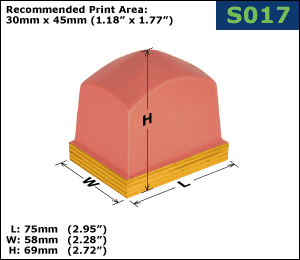 S017 | Square Pad Printing Pad