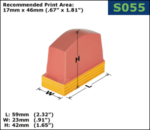 S055 | Square Pad Printing Pad