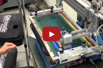 SD 06 flat screen printing video