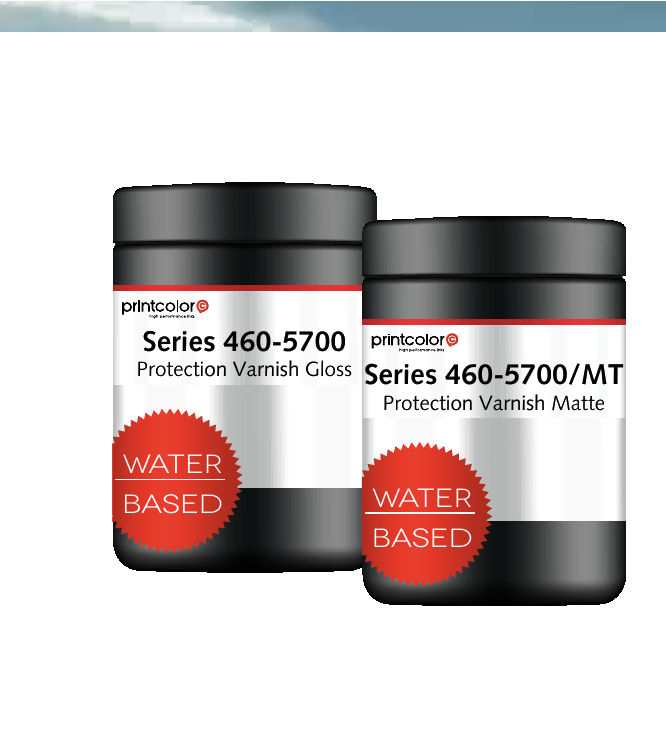 Printcolor Series 460 gloss and matte sailGUARD protective varnishes